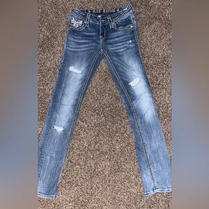 Women’s rock revival straight leg jeans